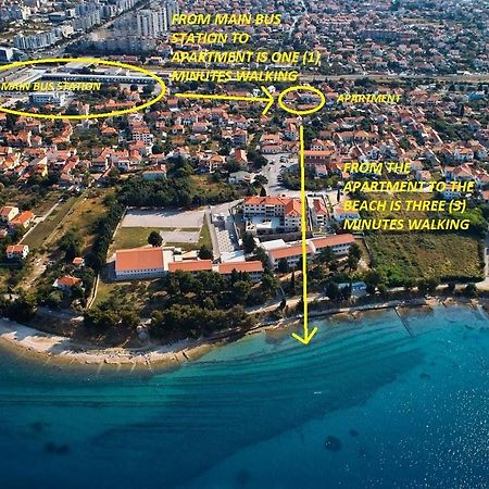 Apartment Near Center,Beach,Bus +Free Parking Zadar Bagian luar foto